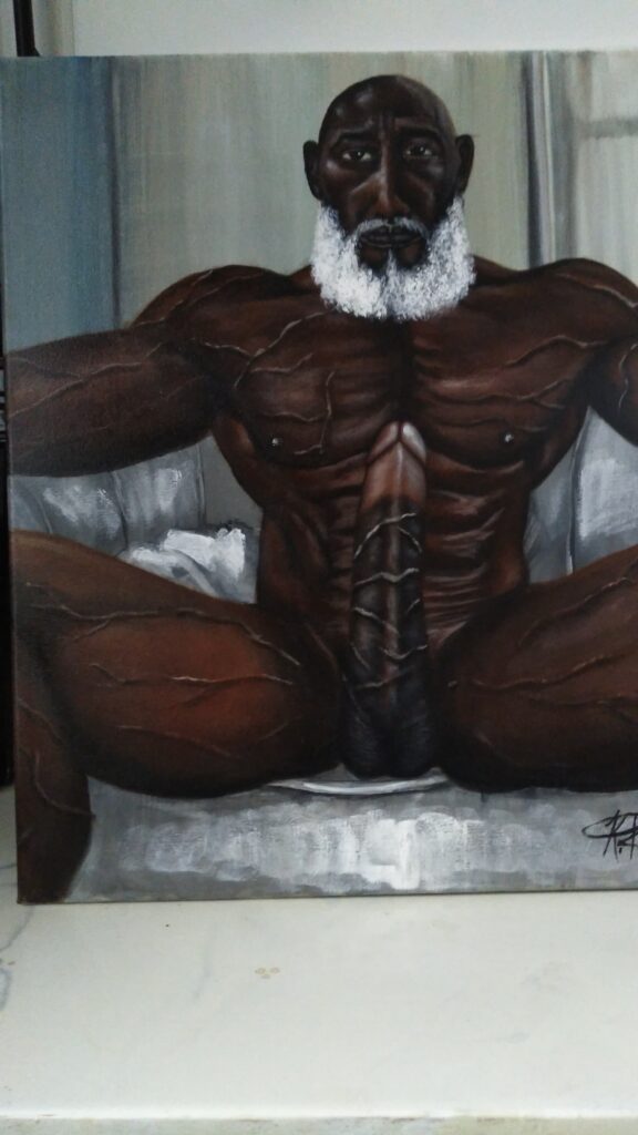 Hung African Mature Man Nude
